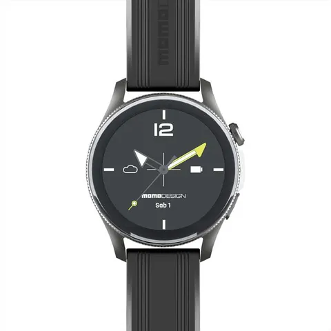 Cellular Line Smartwatch ZERO AMOLED 1.43" MOMO DESIGN Nero – immagine 2