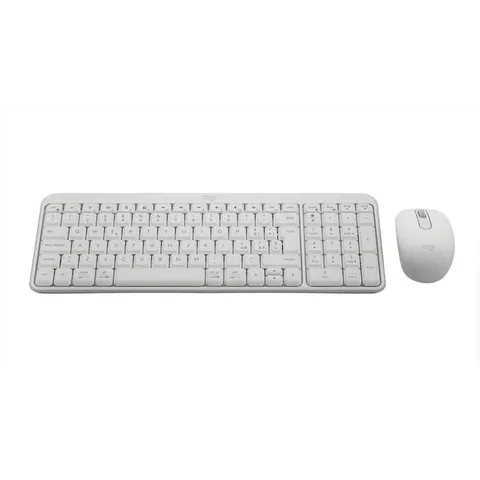 Logitech Tastiera + Mouse Mk250-off White – immagine 2