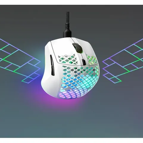STEELSERIES Mouse Aerox 3 Snow-bianco – immagine 2