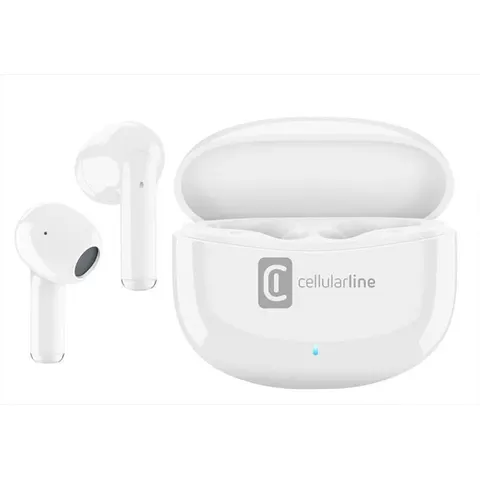Cellular Line TINY AURICOLARI WIRELESS, Bianco – immagine 2