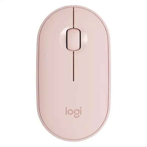 Logitech M350 Pebble Wireless Mouse 2-rose – immagine 2