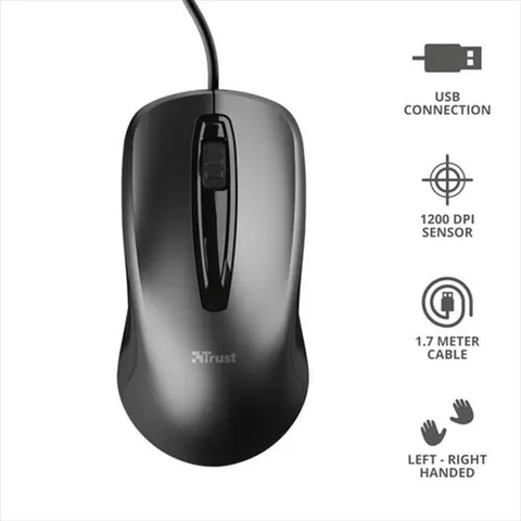 Trust mouse ottico a filo – immagine 2