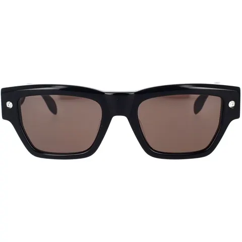 Alexander McQueen Occhiali da Sole AM0409S 001 – immagine 2
