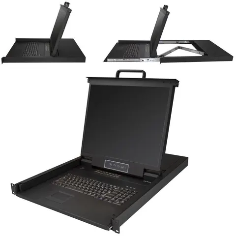 StarTech.com Console KVM per Rack Server a 16 porte VGA 19" - 1U (RKCONS1916K) – immagine 2