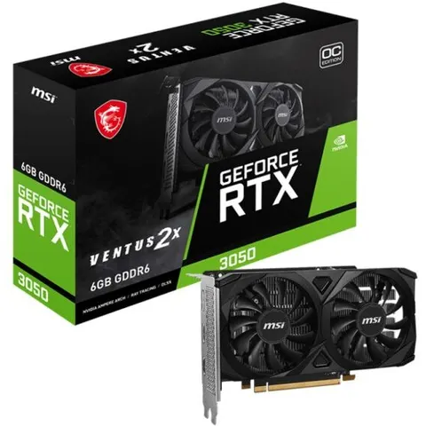 MSI geforce rtx 3050 ventus 2x e 6g oc – immagine 3