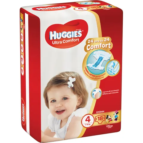 Huggies Ultra Comfort Bas4 18P – immagine 2