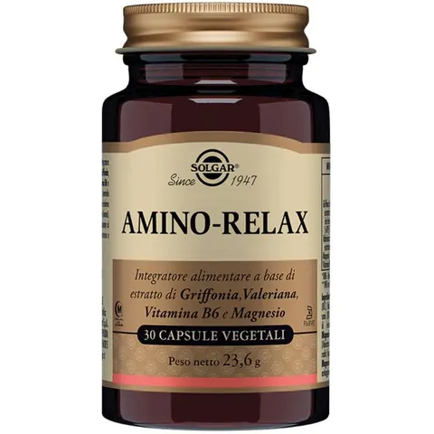 Solgar Amino Relax 30 Capsule Vegetali – immagine 5