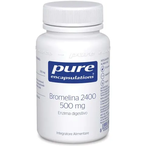 pure encapsulations bromelina 30 capsule – immagine 3