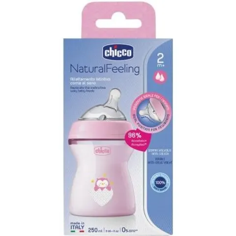 Chicco Biberon Natural Feeling Flusso Medio – immagine 5