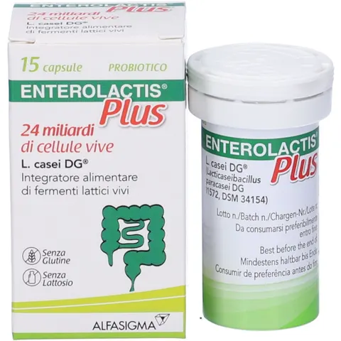 ALFASIGMA SpA Enterolactis Plus, 15 Capsule – immagine 2