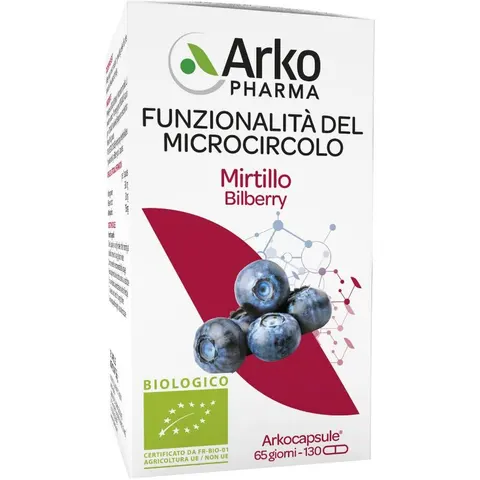 arkofarm Arkocapsule Mirtillo Bio 130capsule – immagine 3