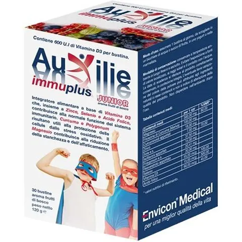 auxilie Immuplus Junior Solubile 30 Bustine – immagine 4
