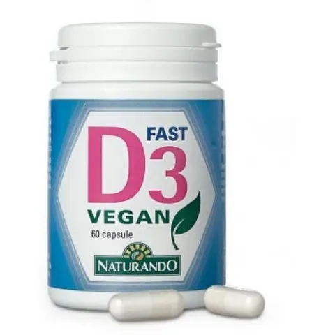 Naturando D3 Fast Vegan 60cpr – immagine 5