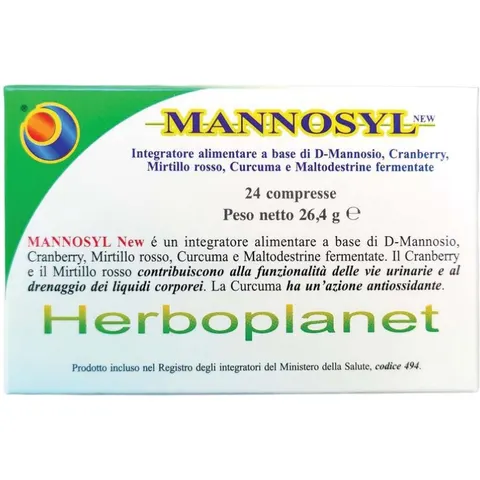HERBOPLANET Srl MANNOSYL NEW 24CPR – immagine 3