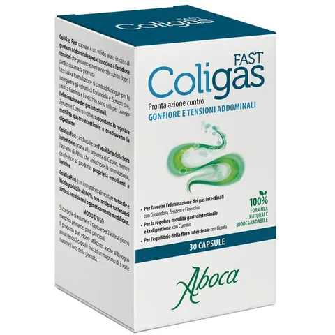 coligas Aboca Fast 30 Capsule – immagine 3
