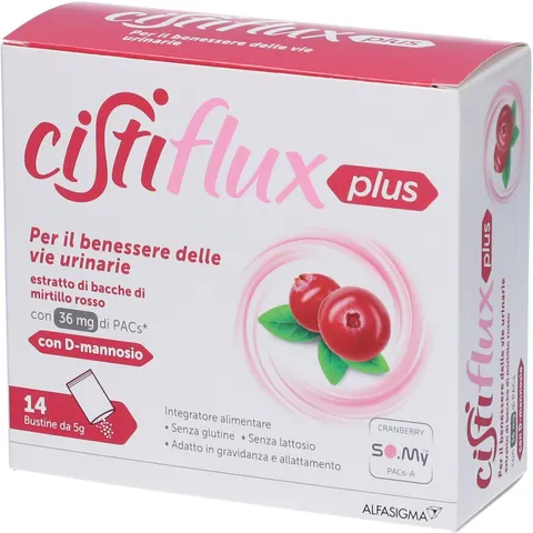 Alfasigma Cistiflux Plus 14 bustine – immagine 2