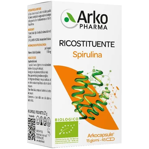 Arkopharma Arkocaps Spirulina 45 Capsule – immagine 3