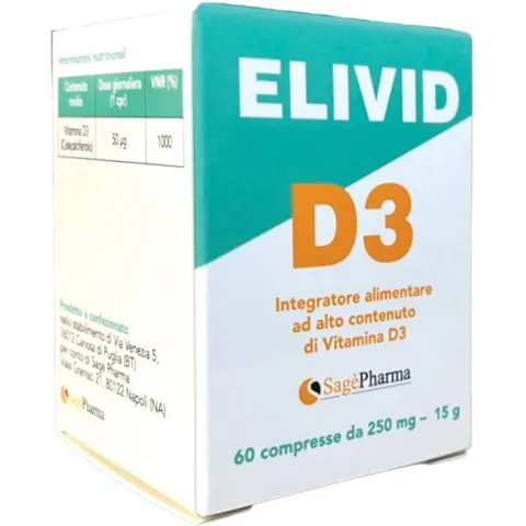SAGE PHARMA Srl ELIVID 60Cpr RP – immagine 3