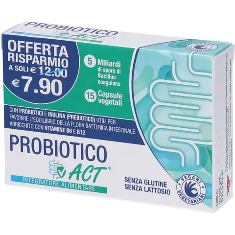 f&f Probiotico act 15 capsule vegetali – immagine 4