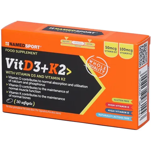 Namedsport Vit D3+k2 30 Softgels – immagine 4