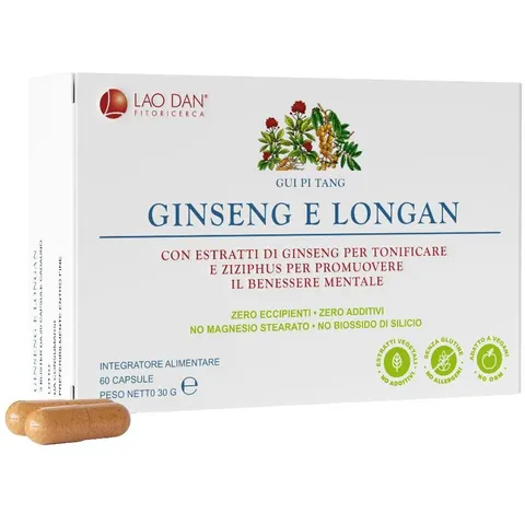LAO DAN Srl GINSENG Longan 60 Cpr – immagine 3