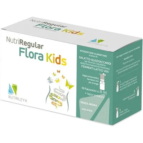NUTRILEYA Srl NUTRIREGULAR FLORA KIDS 10FL – immagine 2
