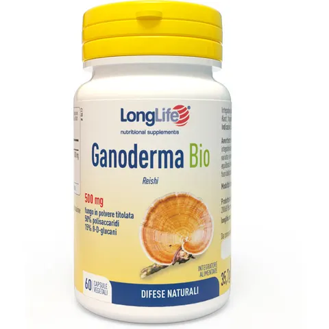long life Longlife Ganoderma Bio 60 Capsule – immagine 3