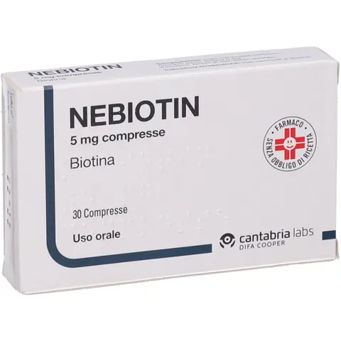 difa cooper Nebiotin 30 compresse 5mg – immagine 2