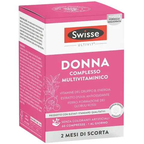 Swisse Donna Integratore Con Complesso Multivitaminico 60 Compresse – immagine 4