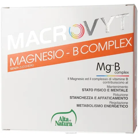 Alta Natura Macrovyt Magnesio B Comp18 Bustine – immagine 4