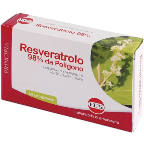 KOS Srl RESVERATROLO 98% 60CPR – immagine 3