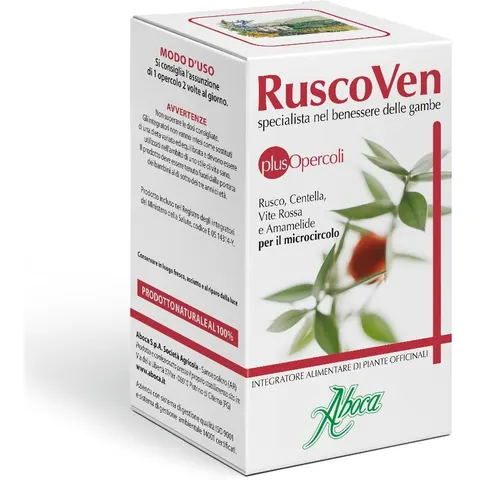 Aboca Ruscoven Plus 50 capsule integratore vene – immagine 5