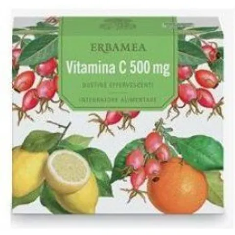 erbamea Vitamina C 500 20 Bustine Effervescenti – immagine 4