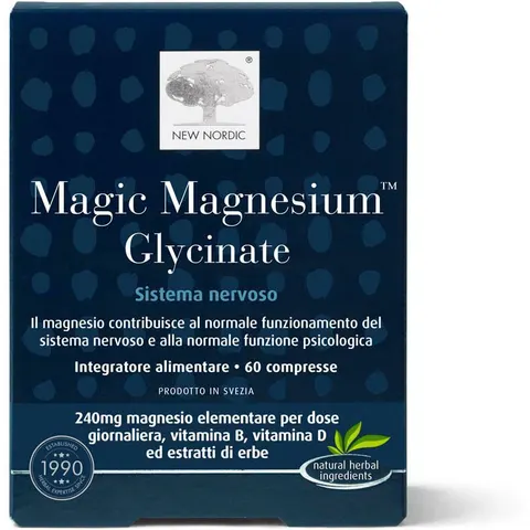 NORDIC Srl Magic Magnesium Glycinate, 60 Compresse – immagine 3