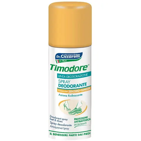 timodore Spray Deodorante Piedi allo Zenzero 150 ml – immagine 3