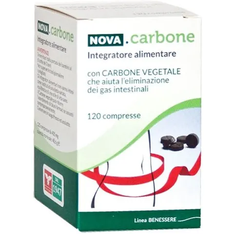 nova argentia Nova Carbone Vegetale 120 Compresse – immagine 3