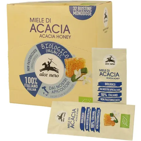 Alce Nero Alce Miele Acacia Bio 32 Bustine – immagine 3