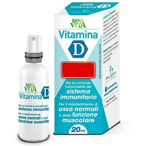 sanavita Vitamina D Spray 20 ml – immagine 2