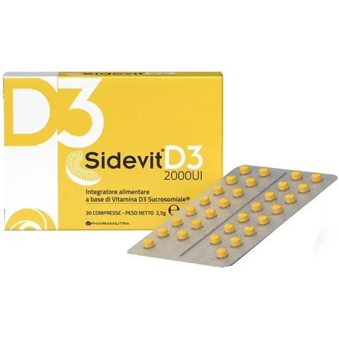 Pharmanutra SIDEVIT D3 2000 UI 30 compresse – immagine 5