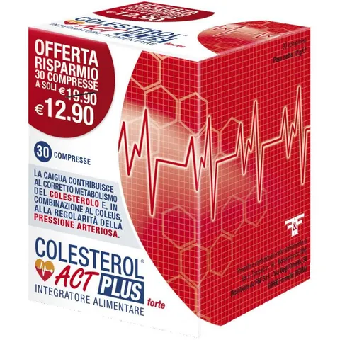 F&f Colesterol Act Plus Forte 30 Compresse – immagine 4