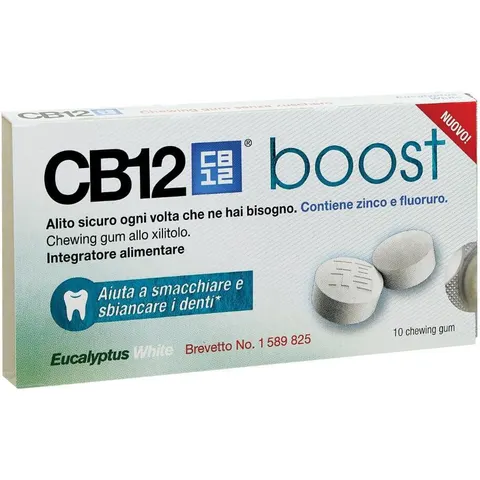 Meda Pharma Cb12 Boost Eucal White 10 Chewing-Gum – immagine 2