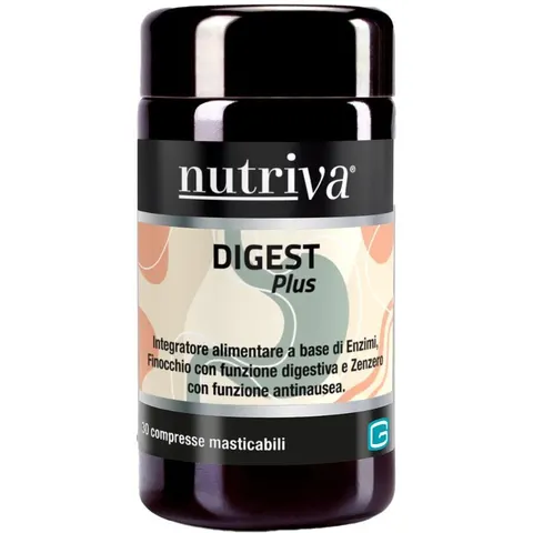 NUTRIVA Digest Plus 30 Compresse Masticabili – immagine 2