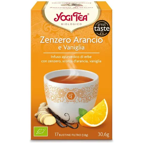 Yogi Tea - Zenzero Arancio E Vaniglia 17 Bustine Da 1 8 Grammi – immagine 3