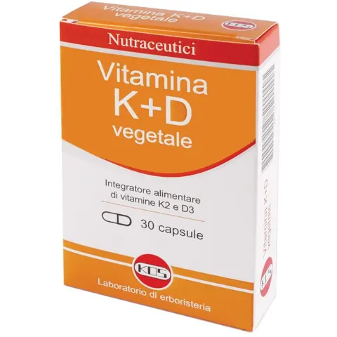 KOS Srl VITAMINA K+D VEGETALE 30CPS – immagine 3
