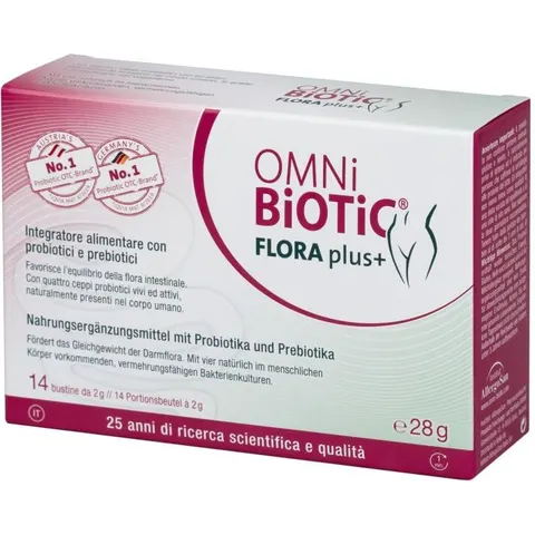 Omni Biotic Flora Plus+ 14 Bustine Da 2 G – immagine 4