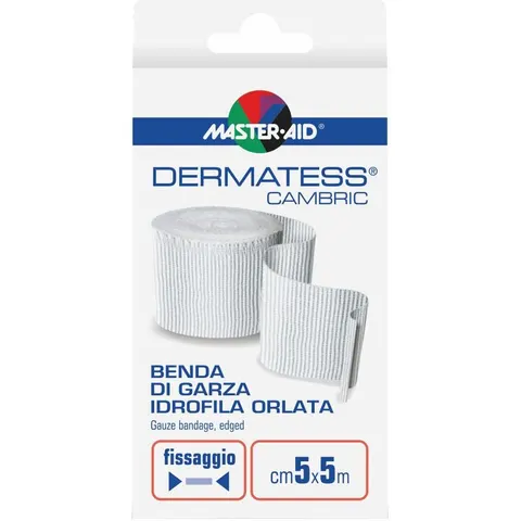 Master Aid Dermatess Benda Cambric 5X5 – immagine 3