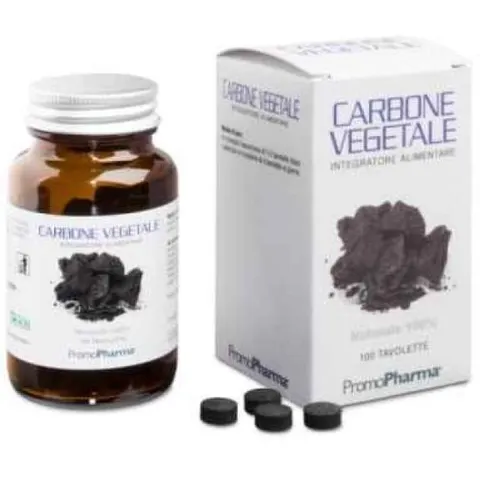 Promopharma Carbone Vegetale 100 Compresse – immagine 3