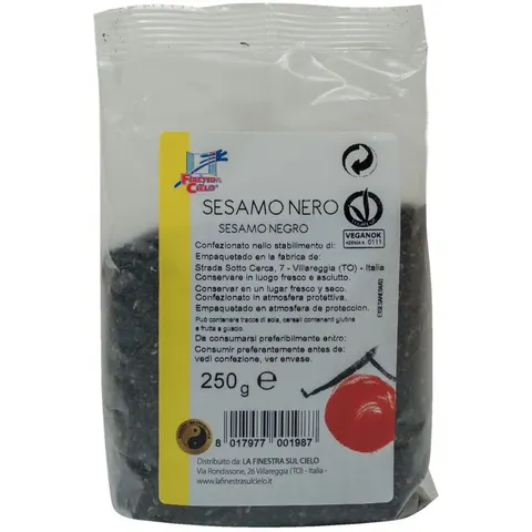 Biotobio Sesamo Nero 250g – immagine 3