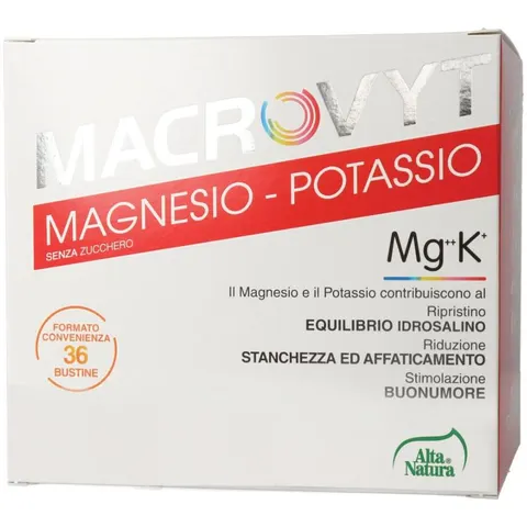Alta Natura Macrovyt Magnesio/Potas 36 Bustine – immagine 3