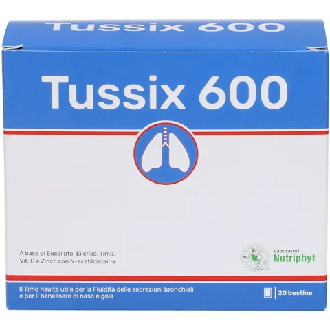 laboratori nutriphyt srl Tussix 600 20 Bustine – immagine 2